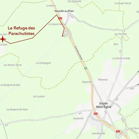 Vakantiehuis 5 Personnes - Le Refuge Des Parachutistes - En Bordure Du Marais *